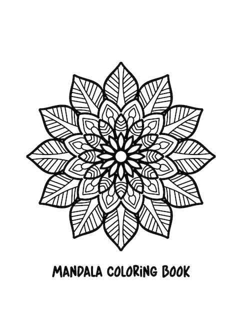 Dibujo de Mándala para colorear