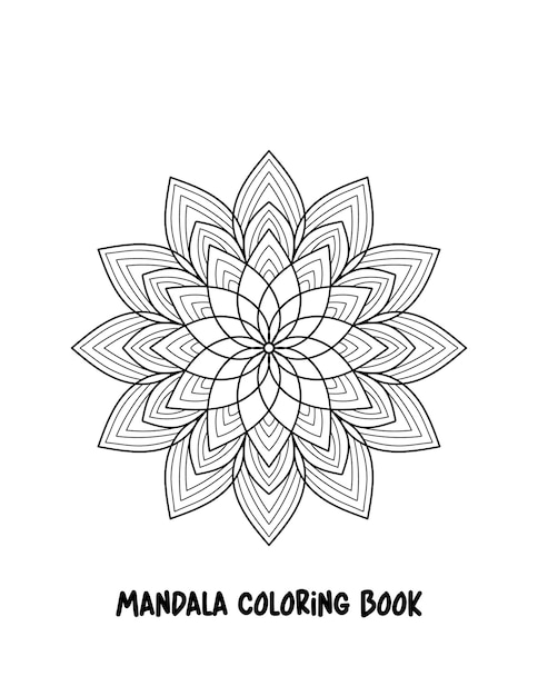 Dibujo de Mándala para colorear