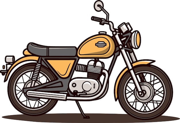 un dibujo de una motocicleta con la palabra Honda en él