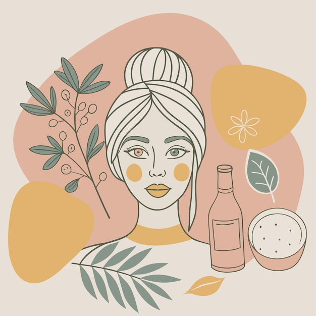 un dibujo de una mujer con una botella de alcohol y una botella De alcohol