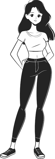 un dibujo de una mujer con una tapa que dice t en él
