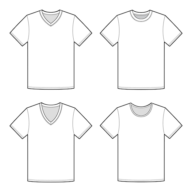un dibujo negro de una camiseta con una camisetta blanca en ella