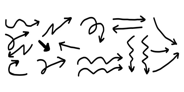 un dibujo negro de un número 2 y una flecha que apunta a la derecha