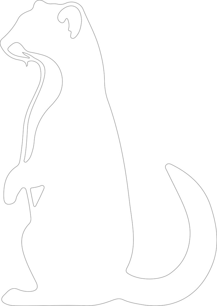 Vector un dibujo de un objeto en blanco y negro con la palabra la palabra en él