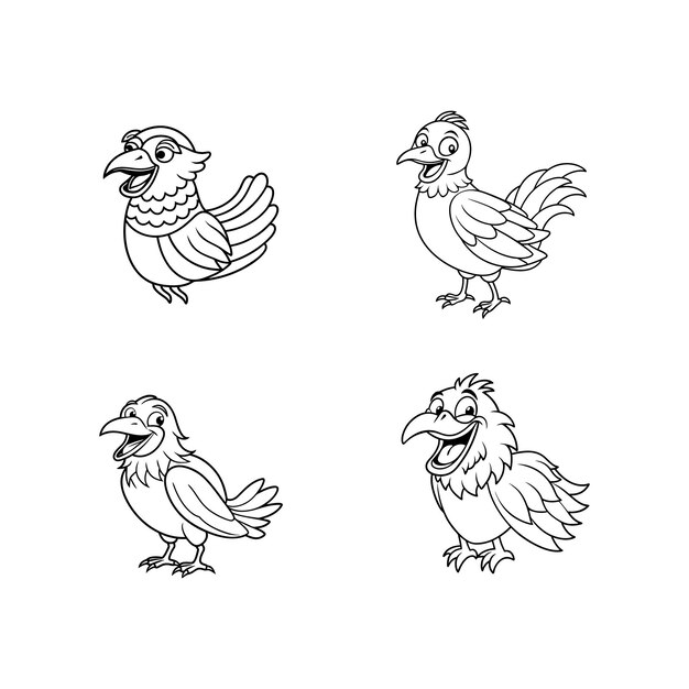 un dibujo de un pájaro con una pluma en él