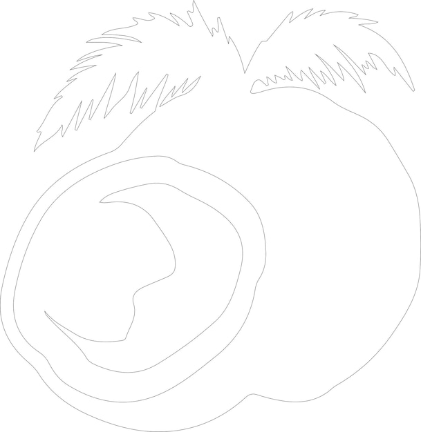un dibujo de una palmera y la luna