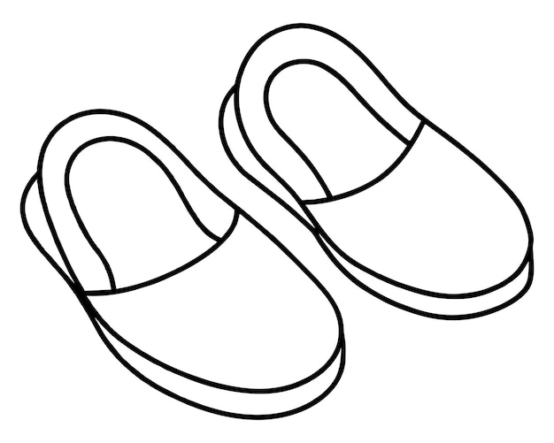 un dibujo de un par de zapatillas que tiene un fondo blanco