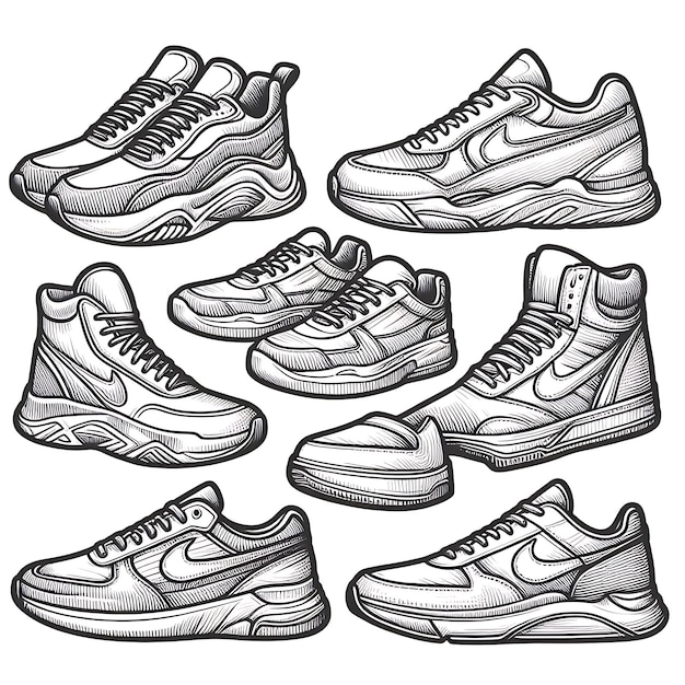 Pagina 2 Vectores e ilustraciones de Zapatillas Nike para descargar gratis Freepik