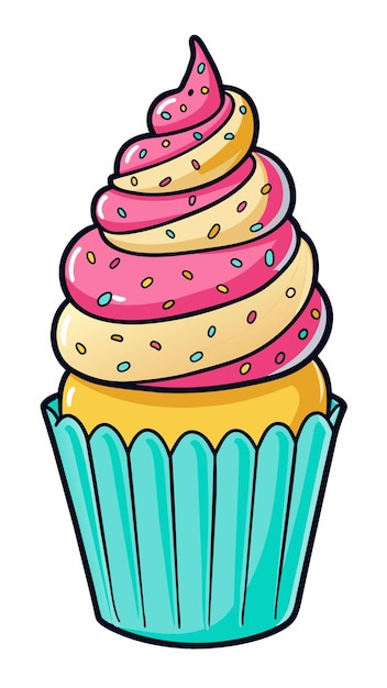 un dibujo de un pastel con las palabras pasteles en él
