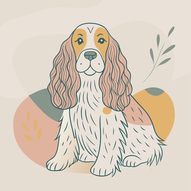 un dibujo de un perro con una etiqueta que dice quot poodle quot