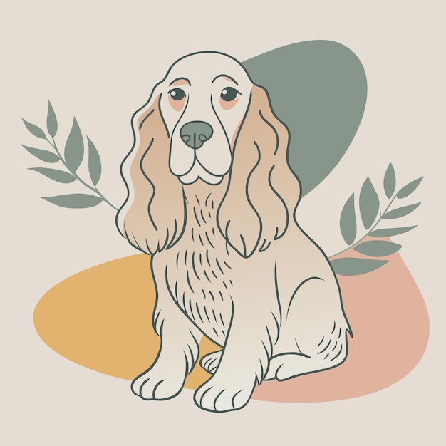 un dibujo de un perro con la palabra cita la palabra cita en él