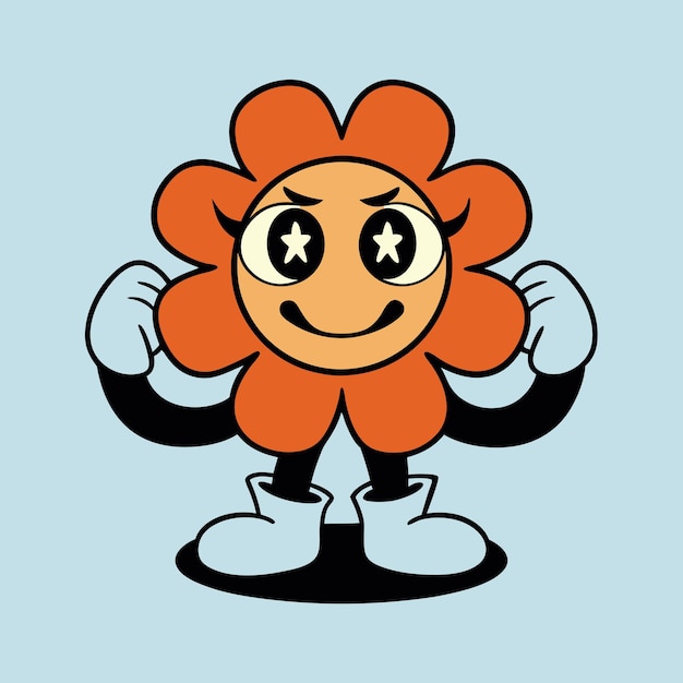 un dibujo de un personaje de dibujos animados con una cara que dice quot pom quot