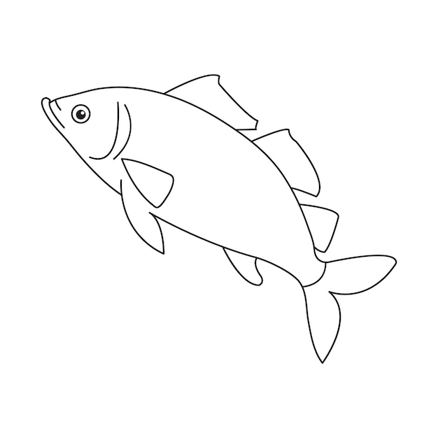 un dibujo de un pez que tiene la palabra pez en él