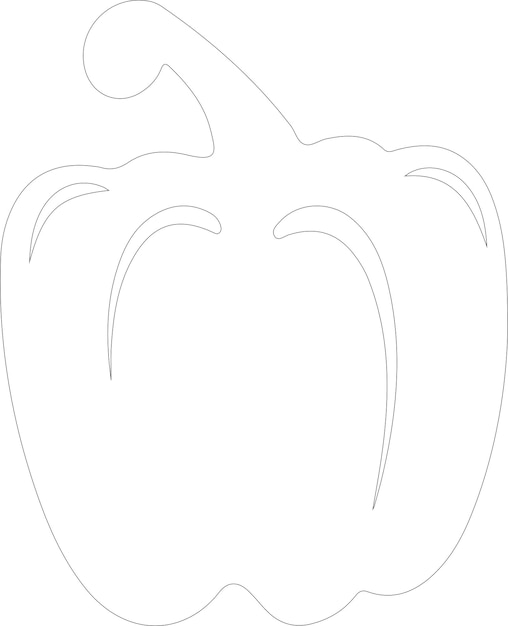 un dibujo de un pimienta con una flecha apuntando a la derecha