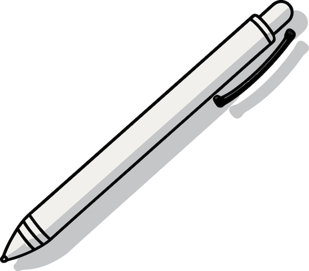 un dibujo de una pluma con un fondo blanco