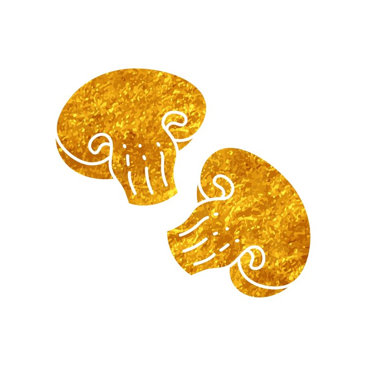 Vector dibujo de setas cortadas en estilo de color dorado