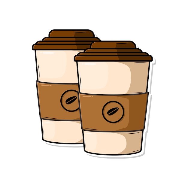 un dibujo de una taza de café con las palabras Starbucks en ella