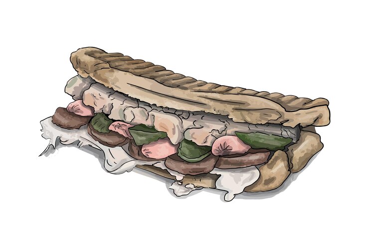 dibujo de tostadas