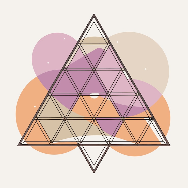 Vector un dibujo de un triángulo con la palabra quot z quot en él