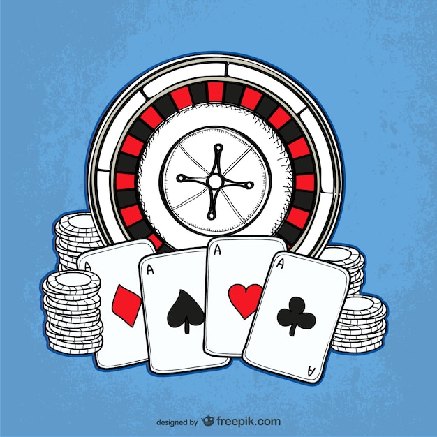 Dibujo vectorial de casino