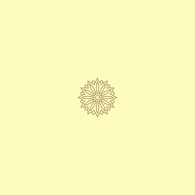 dibujo vectorial del conjunto de elementos de mandala