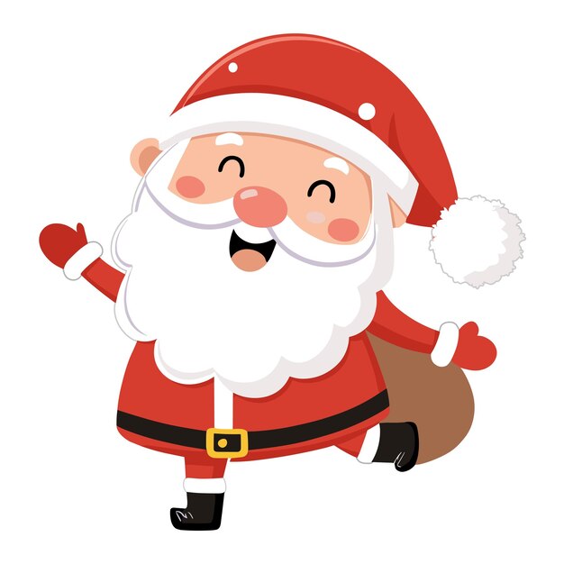 Dibujo vectorial de personajes de Navidad
