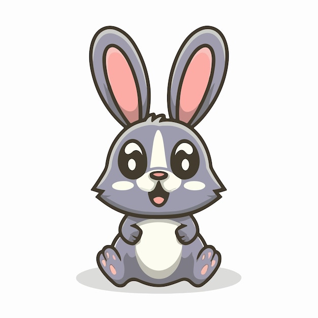 dibujos animados algunos animales vector diseño pegatina