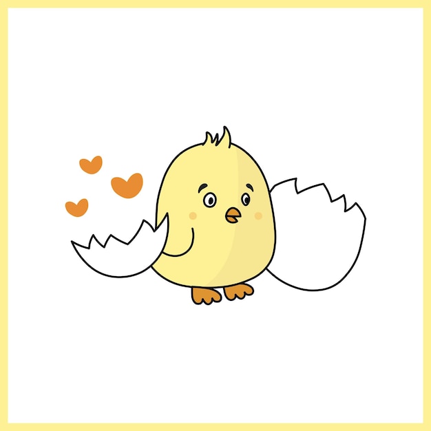 dibujos animados de chicas lindas arte vectorial para niños