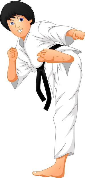 dibujos animados de chicos de karate