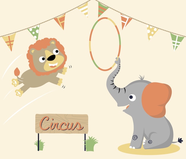 Dibujos animados de circo
