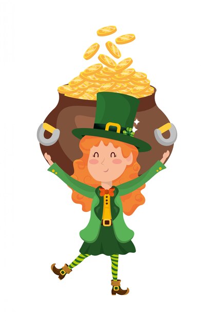 Dibujos animados del día de san patricio