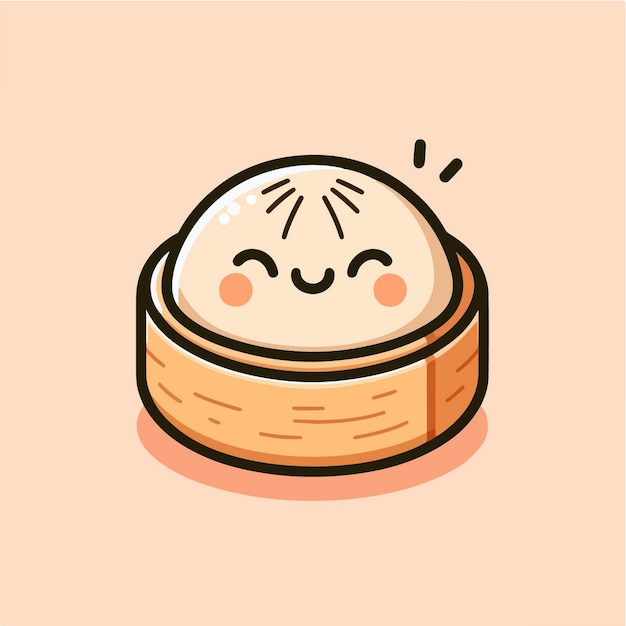 Vector dibujos animados de dimsum