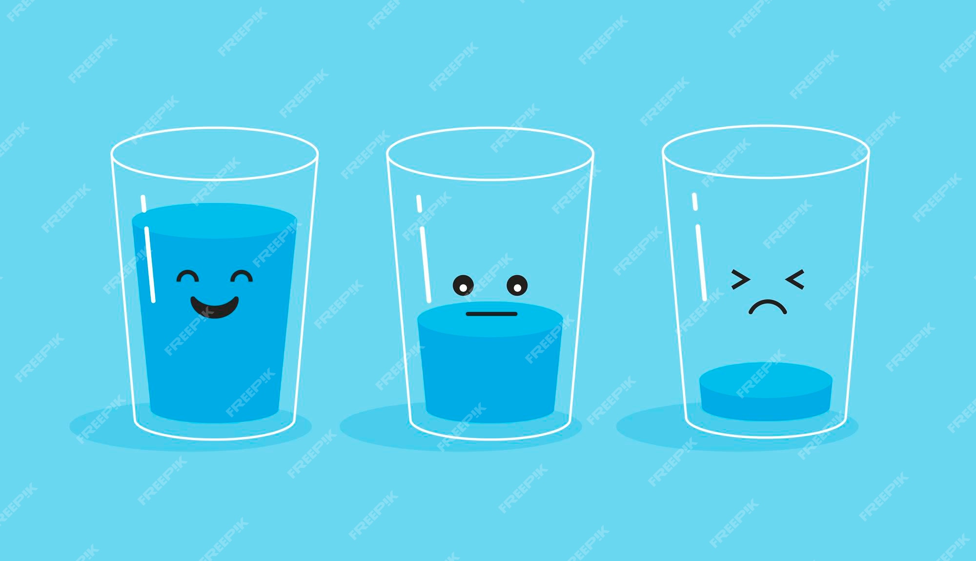 Стакан воды вектор