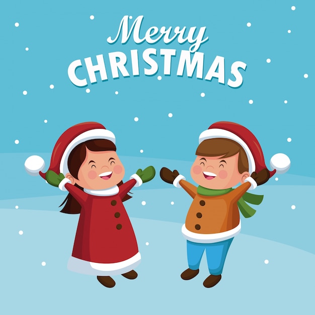 Dibujos animados de feliz Navidad