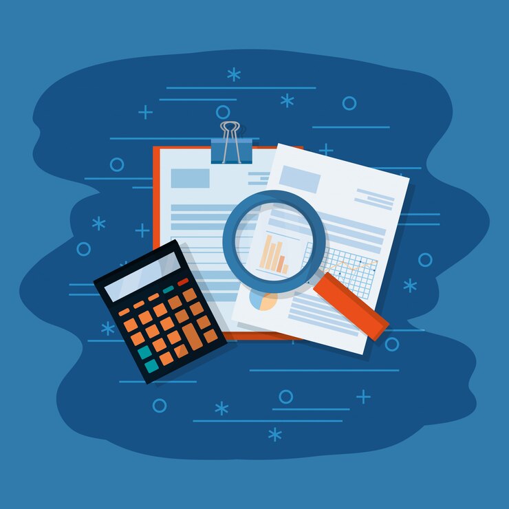 Vector dibujos animados de finanzas personales
