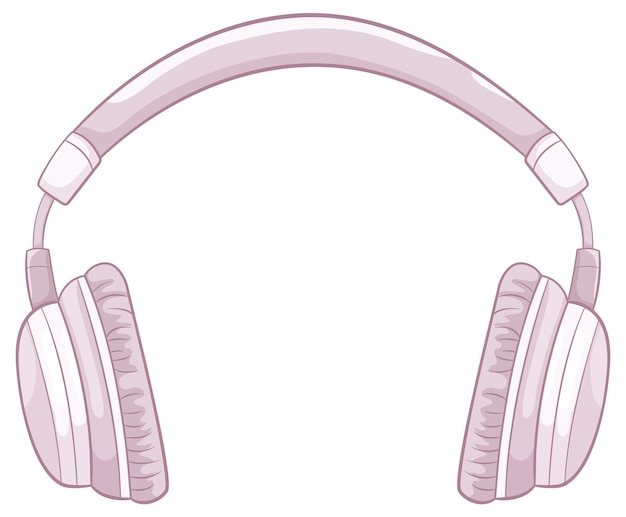 Vector dibujos animados de gadget de auriculares aislados