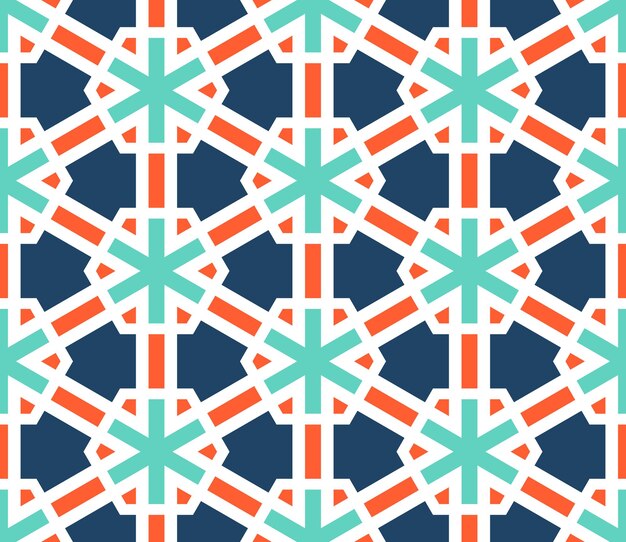 Dibujos animados geo patrón sin fisuras. Fondo geométrico infinito en estilo plano. Papel de regalo embaldosado