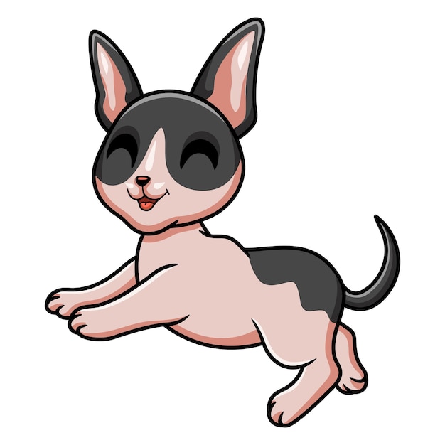 Dibujos animados lindo gato cornish rex