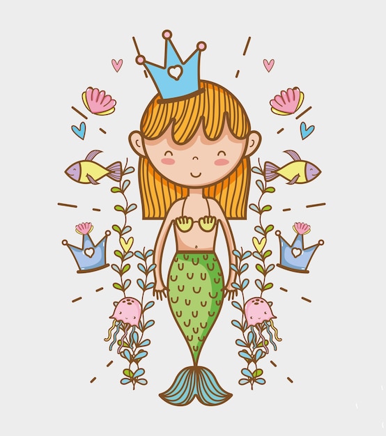 Dibujos animados de little mermaid art