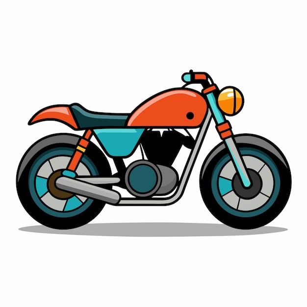 dibujos animados de motocicletas dibujos ilustrados