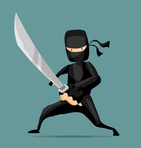 dibujos animados ninja