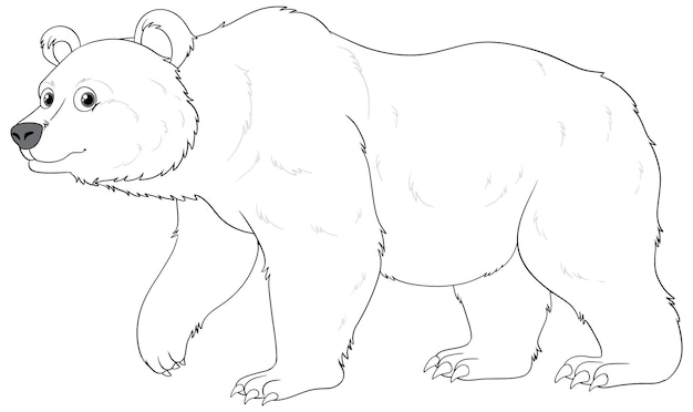 Dibujos animados de oso polar