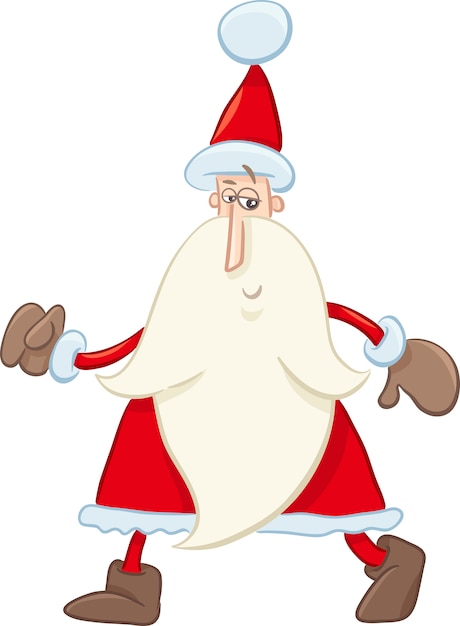 dibujos animados de papá noel