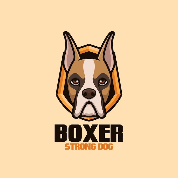 Dibujos animados de perros boxeadores