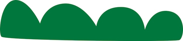 Dibujos animados de plantas de arbusto