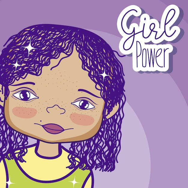 Dibujos animados de poder femenino