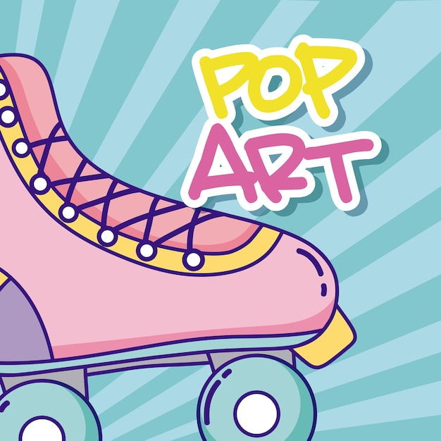 Dibujos animados pop art