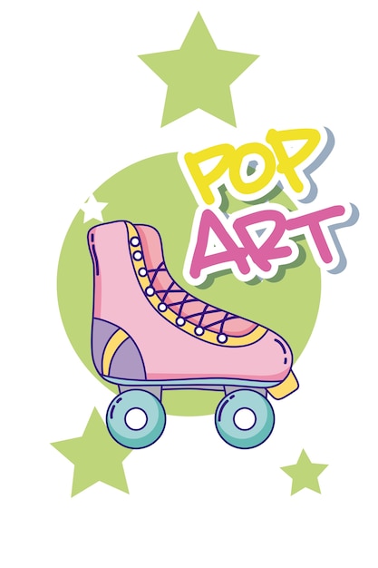 Dibujos animados pop art