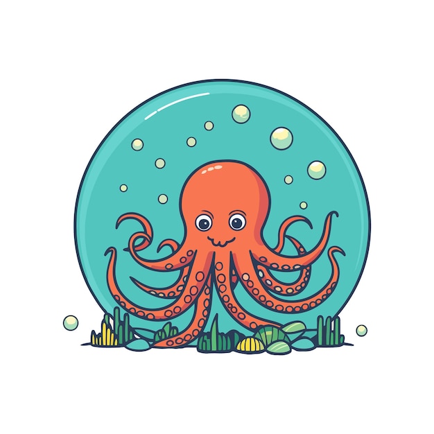 dibujos animados de pulpo