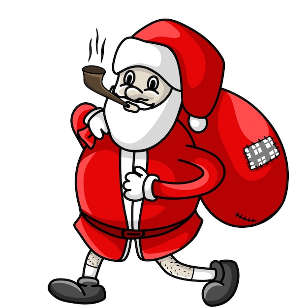 dibujos animados de santa claus